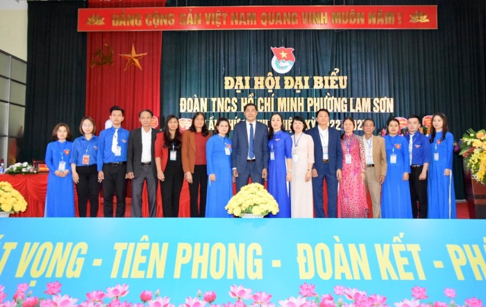 Phường Lam Sơn tổ chức Đại hội đại biểu Đoàn Thanh niên Cộng sản Hồ Chí Minh nhiệm kỳ 2022 - 2027