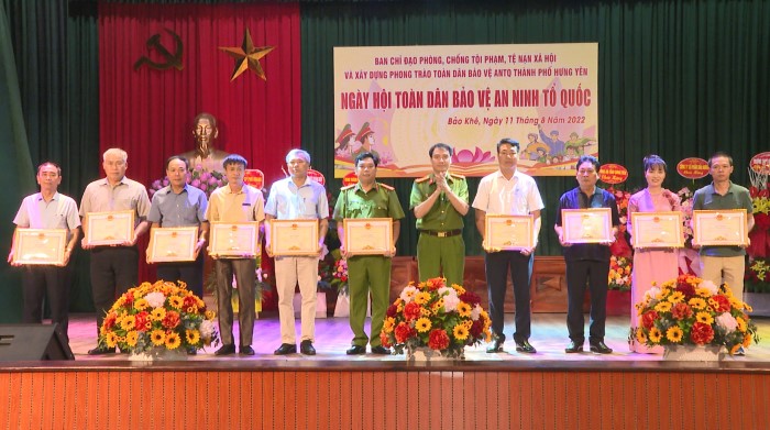 Thành phố Hưng Yên tổ chức ngày hội toàn dân bảo vệ an ninh Tổ quốc