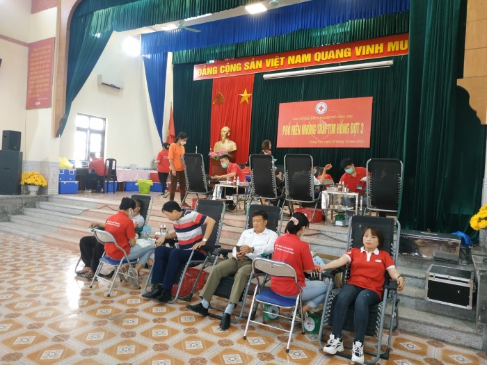 Thành phố Hưng Yên tổ chức Ngày hội hiến máu “Phố Hiến những trái tim hồng” lần 3 năm 2022