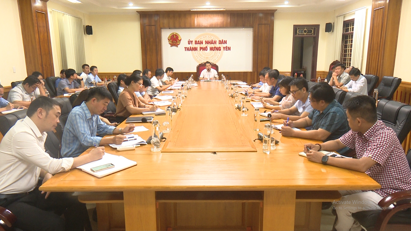 UBND thành phố Hưng Yên báo cáo phương án tổng thể sắp xếp đơn vị hành chính cấp xã giai đoạn 2023 – 2025