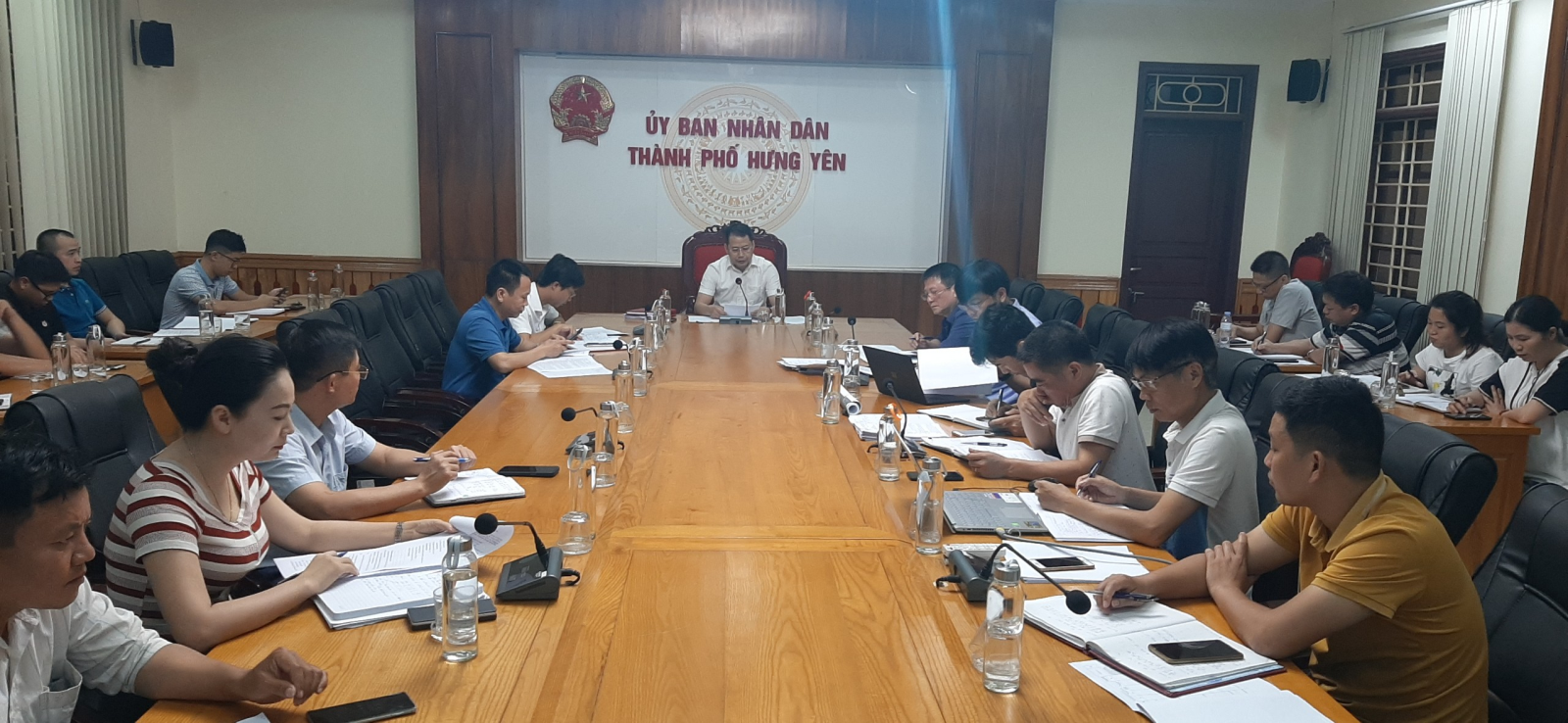 Họp báo cáo tiến độ và đôn đốc triển khai thực hiện giải ngân vốn đầu tư công đối với nguồn ngân sách tỉnh giao năm 2023