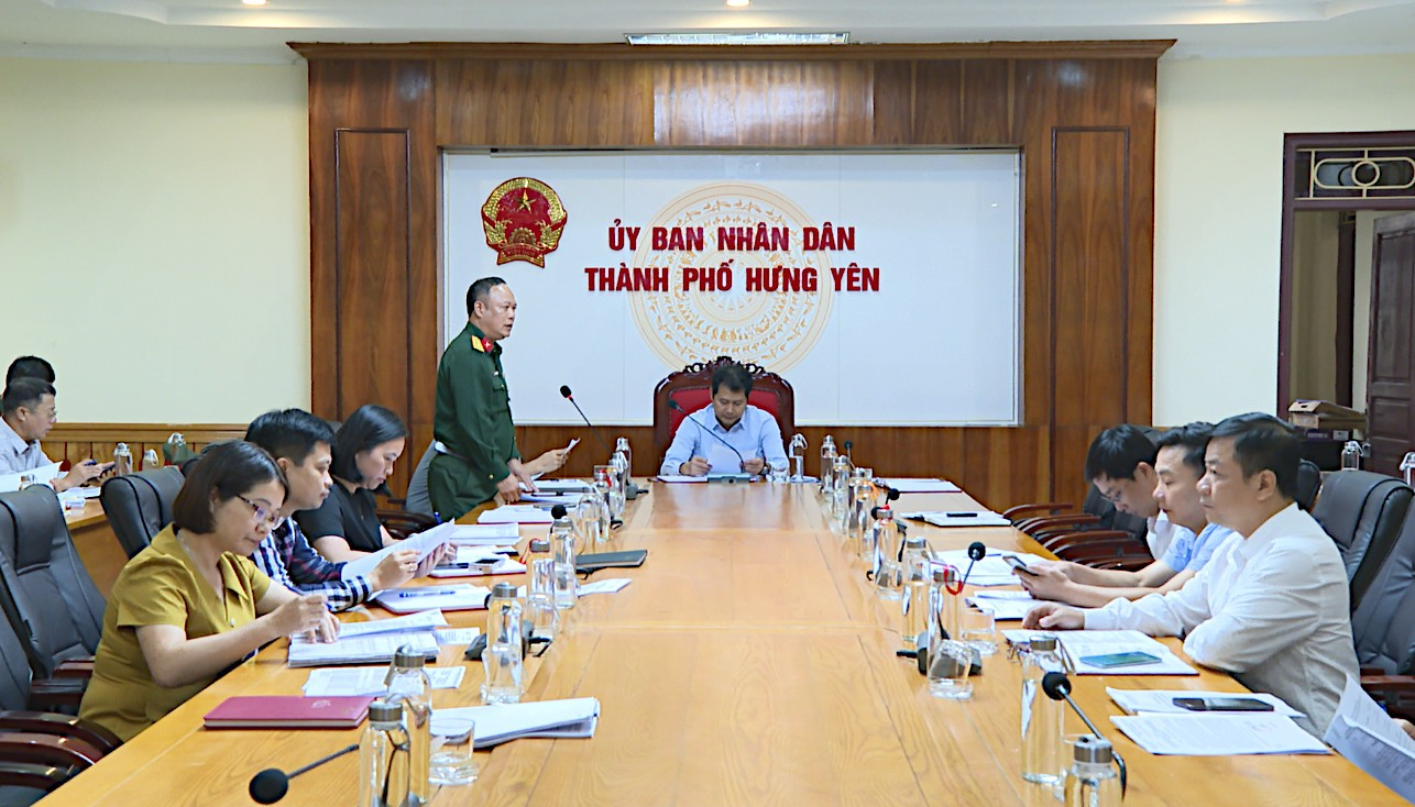 Thành phố triển khai Kế hoạch tổng kết nhiệm vụ quân sự, quốc phòng  địa phương năm 2023 và Kế hoạch gặp mặt kỷ niệm 79 năm ngày thành lập  Quân đội nhân dân Việt Nam , 34 năm ngày Hội Quốc phòng toàn dân