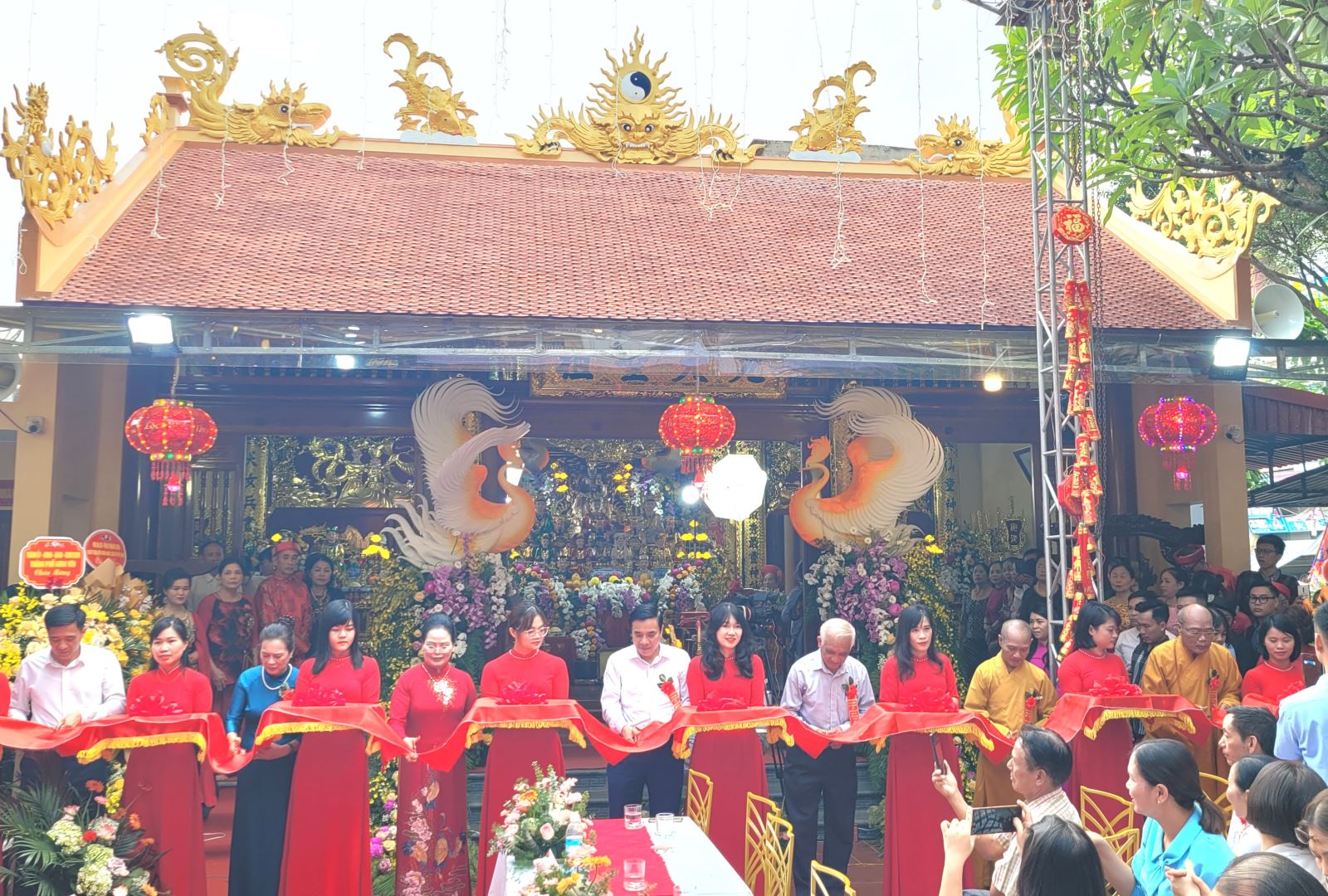 Khánh thành trùng tu, tôn tạo và khai mạc Lễ hội truyền thống  Đền Cửu Thiên Huyền Nữ