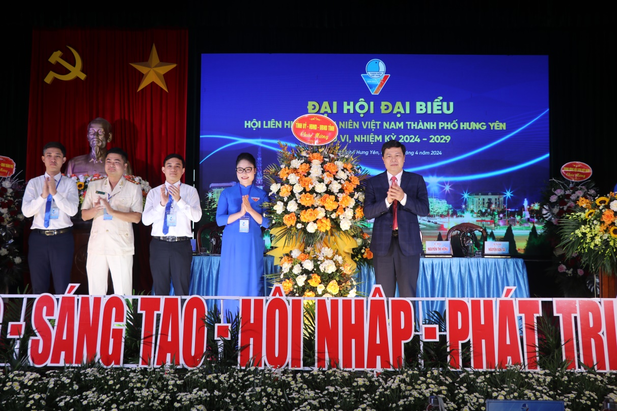 Hội Liên hiệp thanh niên thành phố Hưng Yên tổ chức đại hội đại biểu lần thứ VI, nhiệm kì 2024 – 2029