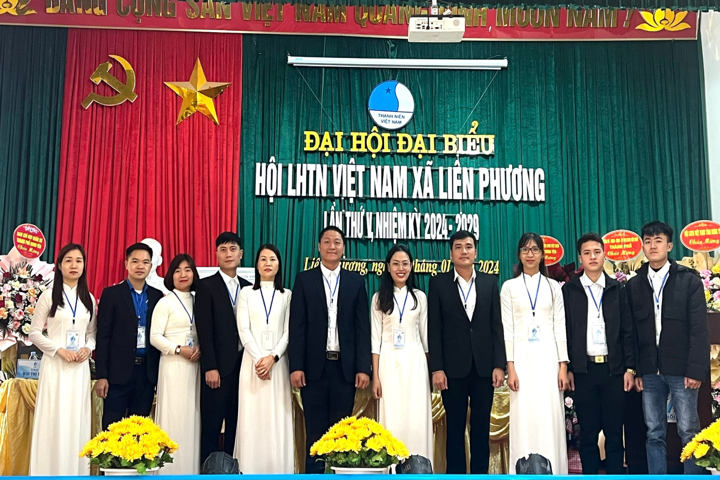 Đại hội đại biểu Hội Hội Liên hiệp thanh niên Việt Nam xã Liên Phương  lần thứ V, nhiệm kì 2024 – 2029