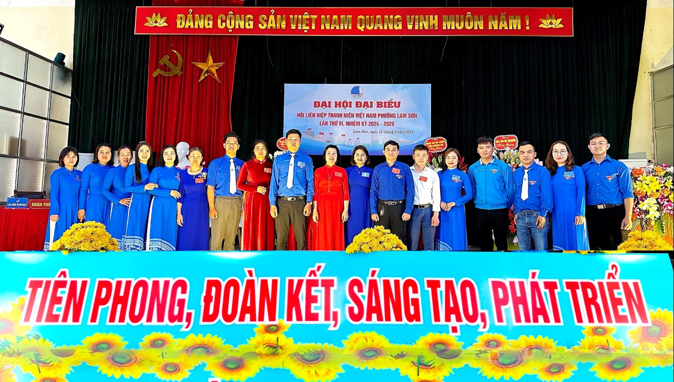 Đại hội đại biểu Hội Liên hiệp thanh niên Việt Nam phường Lam Sơn lần thứ VI, nhiệm kỳ 2024 - 2029