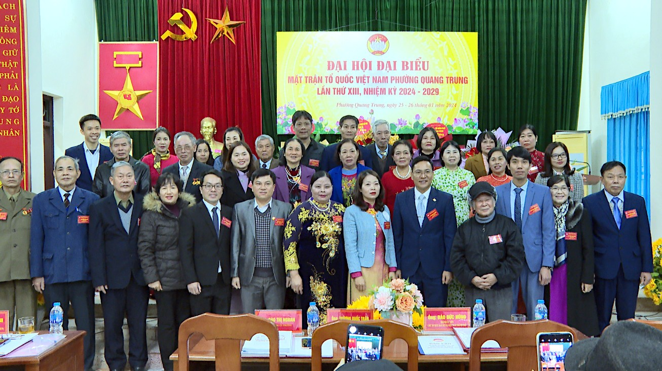 Phường Quang Trung tổ chức đại hội Mặt trận Tổ quốc lần thứ XIII nhiệm kỳ 2024-2029