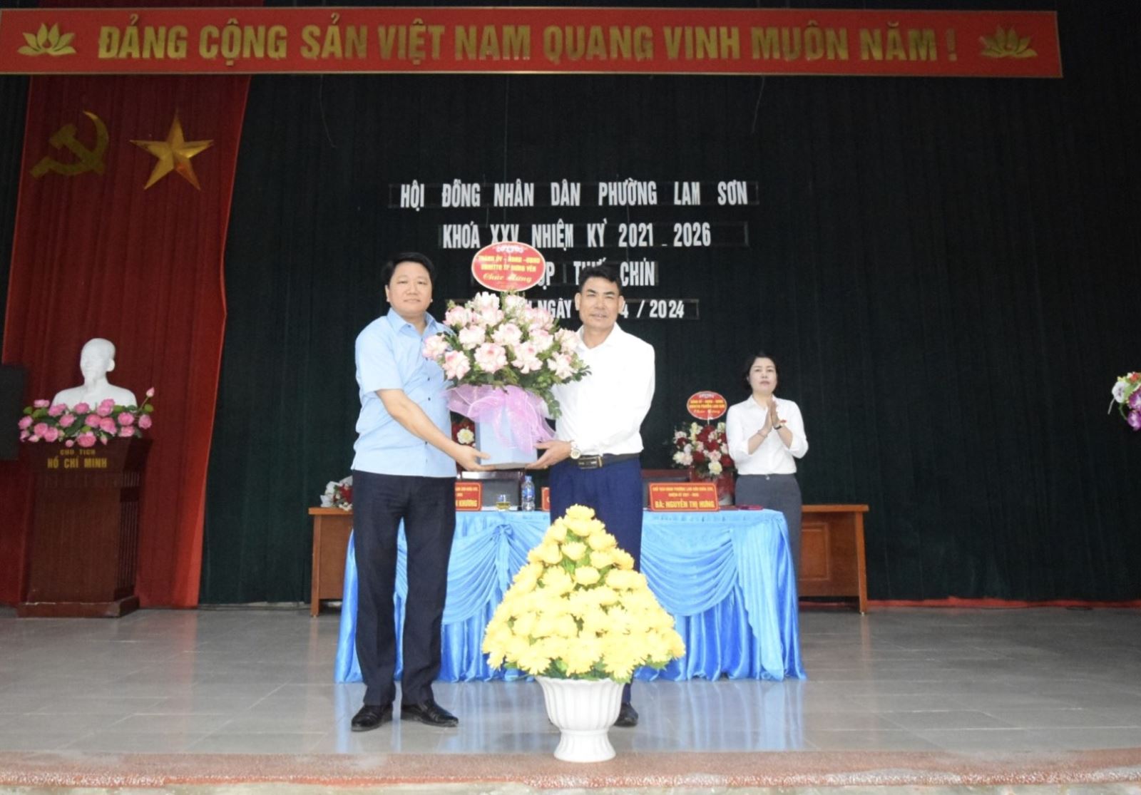 Hội đồng Nhân dân phường Lam Sơn  tổ chức kỳ họp lần thứ IX khóa XXV, nhiệm kỳ 2021-2026