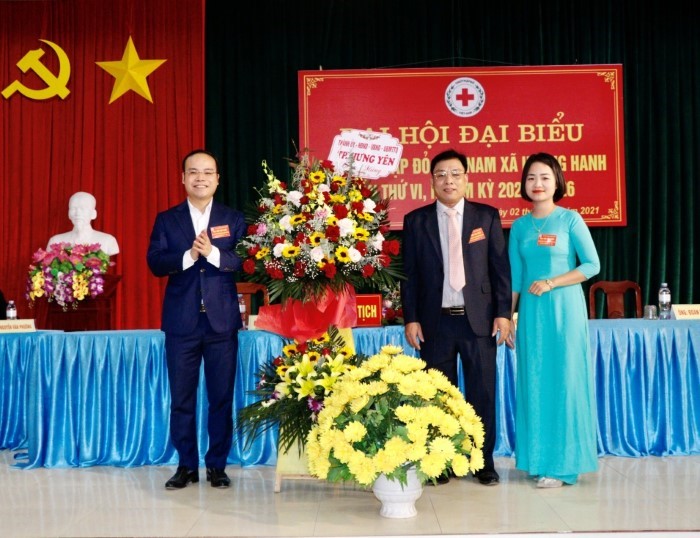 Xã Hoàng Hanh tổ chức Đại hội Hội chữ thập đỏ xã lần thứ VI, nhiệm kỳ 2021-2026