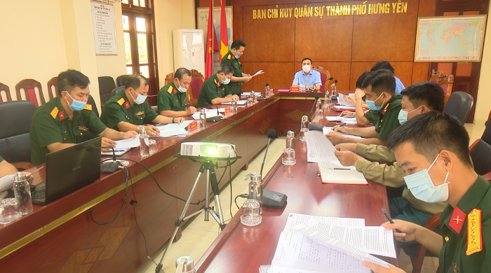 Đảng ủy Quân sự thành phố ra Nghị quyết lãnh đạo thực hiện nhiệm vụ 6 tháng cuối năm 2021