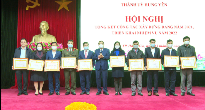 Thành ủy Hưng Yên tổng kết công tác xây dựng Đảng năm 2021