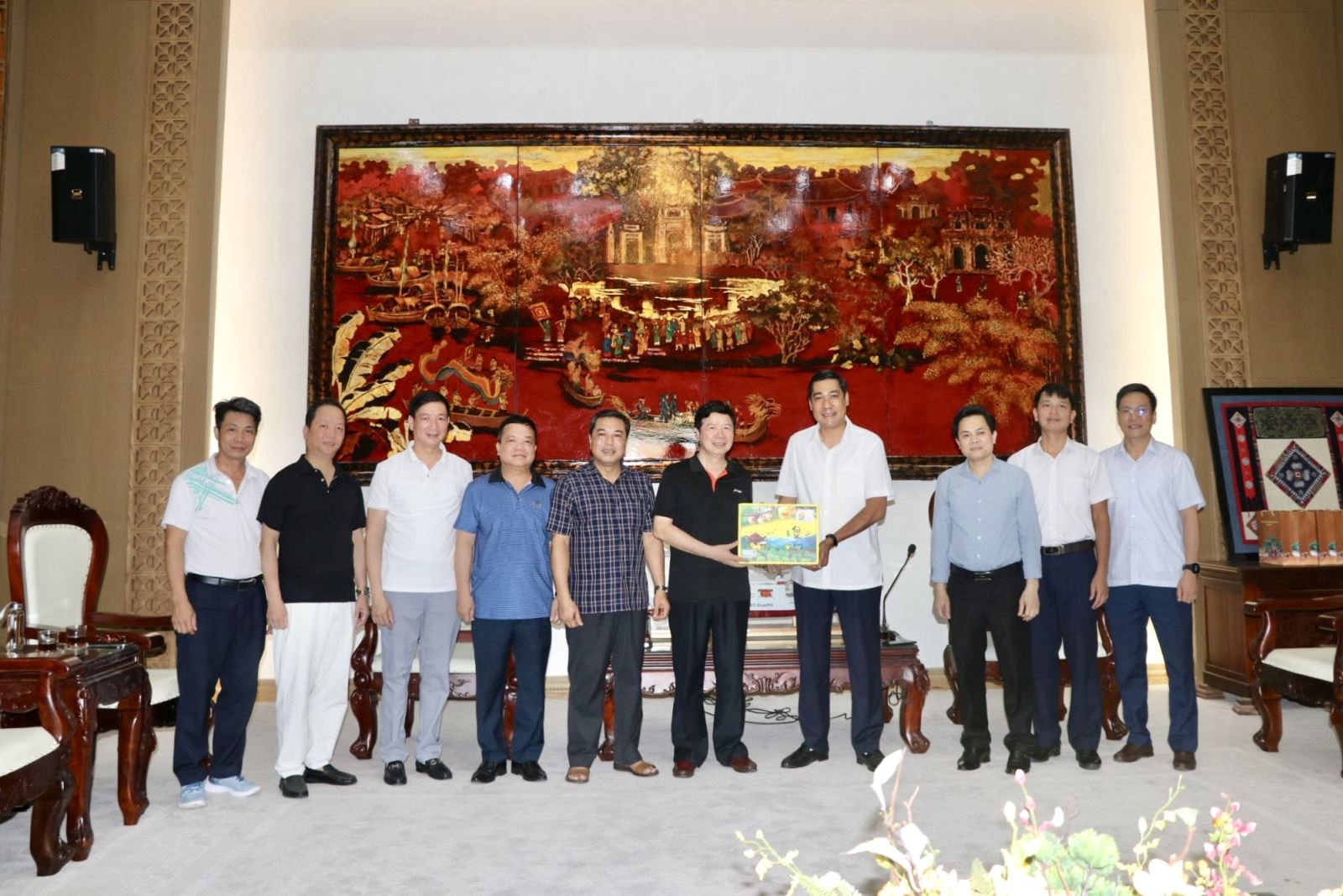  Đoàn công tác Huyện ủy Ba Chẽ, tỉnh Quảng Ninh   thăm và làm việc tại Thành phố Hưng Yên