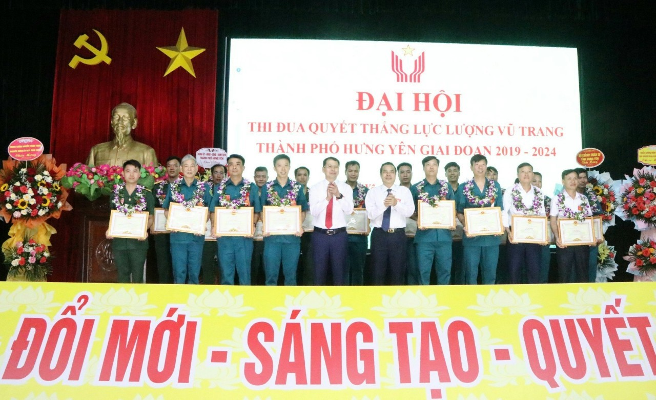 Đại hội Thi đua quyết thắng lực lượng vũ trang thành phố Hưng Yên giai đoạn 2019-2024