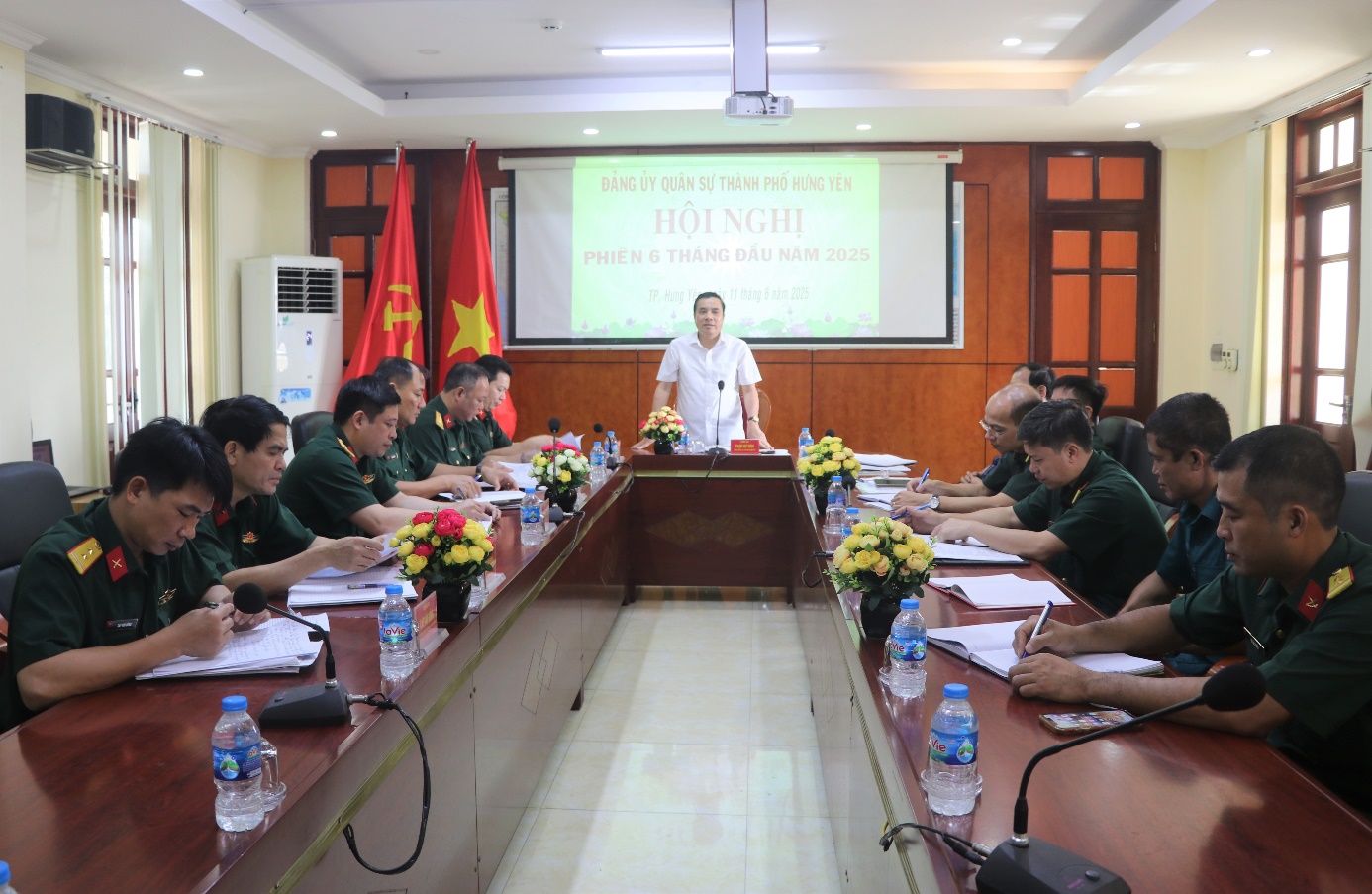 Đảng ủy Quân sự thành phố tổ chức Hội nghị phiên 6 tháng đầu năm 2025