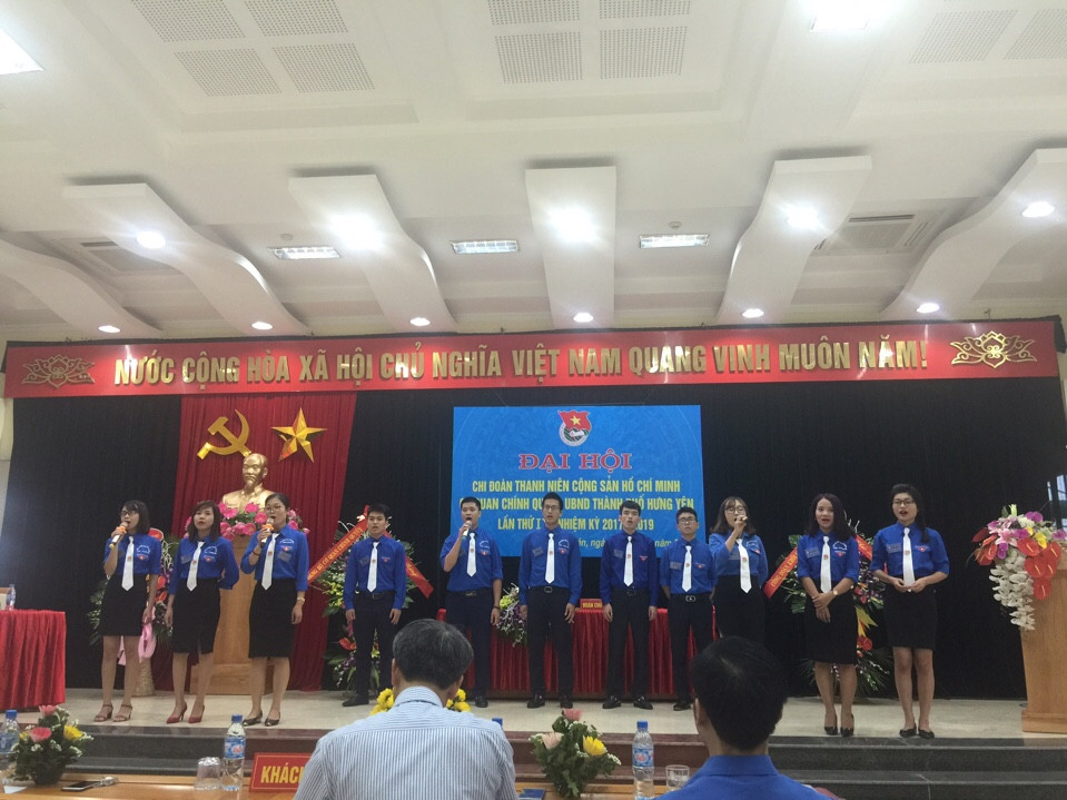 Đại hội Đại biểu Đoàn TNCS Hồ Chí Minh CQCQ TP Hưng Yên nhiệm kỳ 2017 -2019