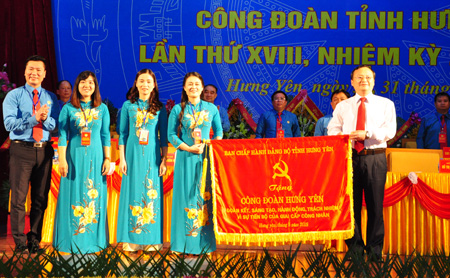Khai mạc Đại hội Công đoàn tỉnh Hưng Yên lần thứ XVIII, nhiệm kỳ 2018-2023