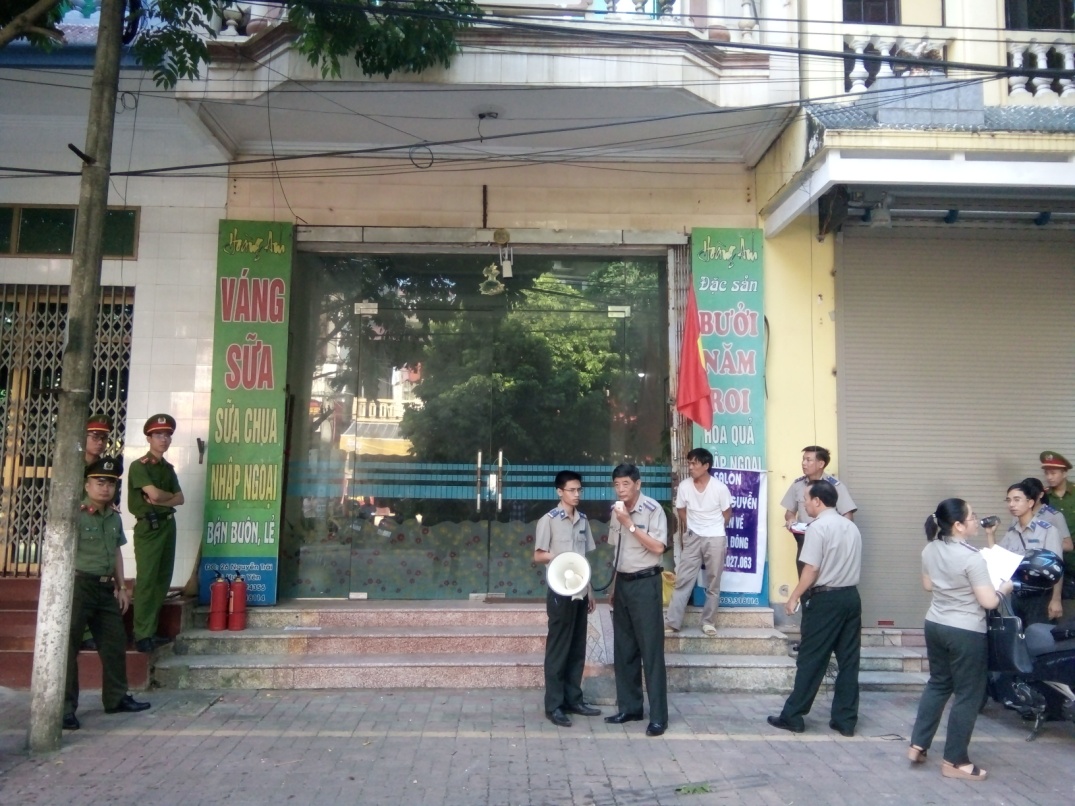 Cưỡng chế thi hành án dân sự tại phường Lê Lợi