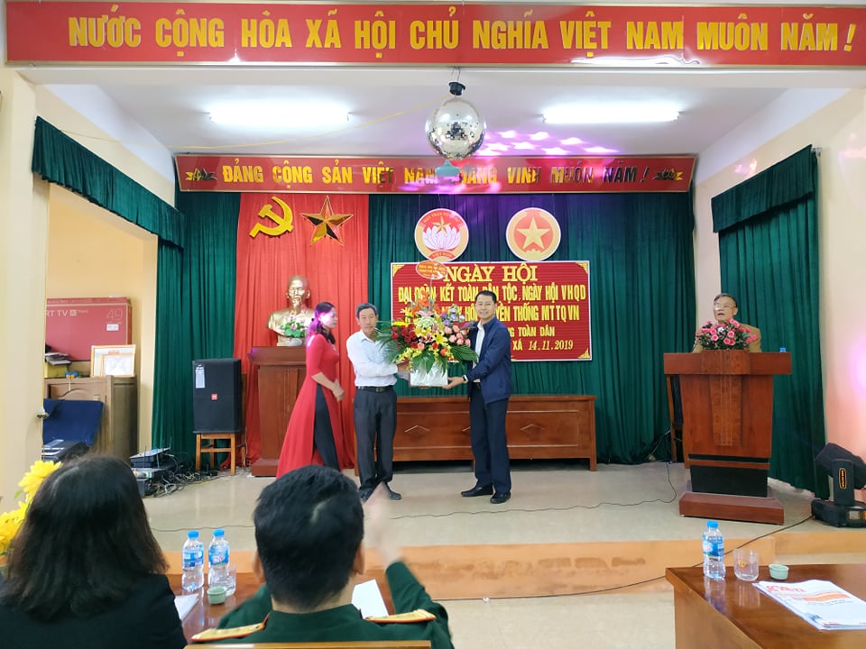 Khu dân cư Cao Xá xã Hùng Cường tổ chức ngày hội đại đoàn kết toàn dân tộc và ngày hội văn hóa quân dân