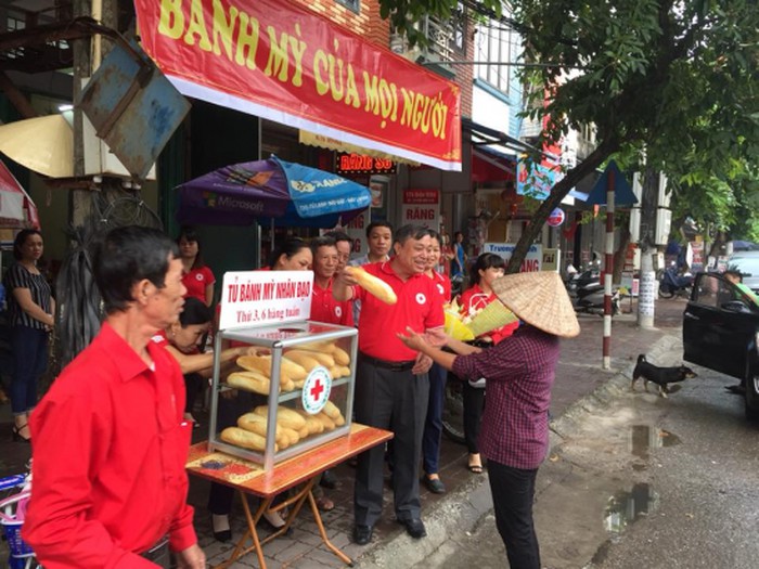 Tủ bánh mỳ nhân đạo ở thành phố Hưng Yên