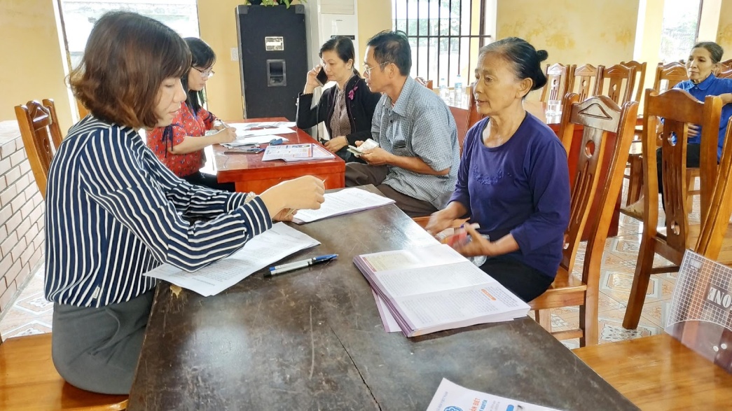 Xã Hồng Nam tổ chức hội nghị tuyên truyền  về bảo hiểm xã hội tự nguyện và bảo hiểm y tế hộ gia đình