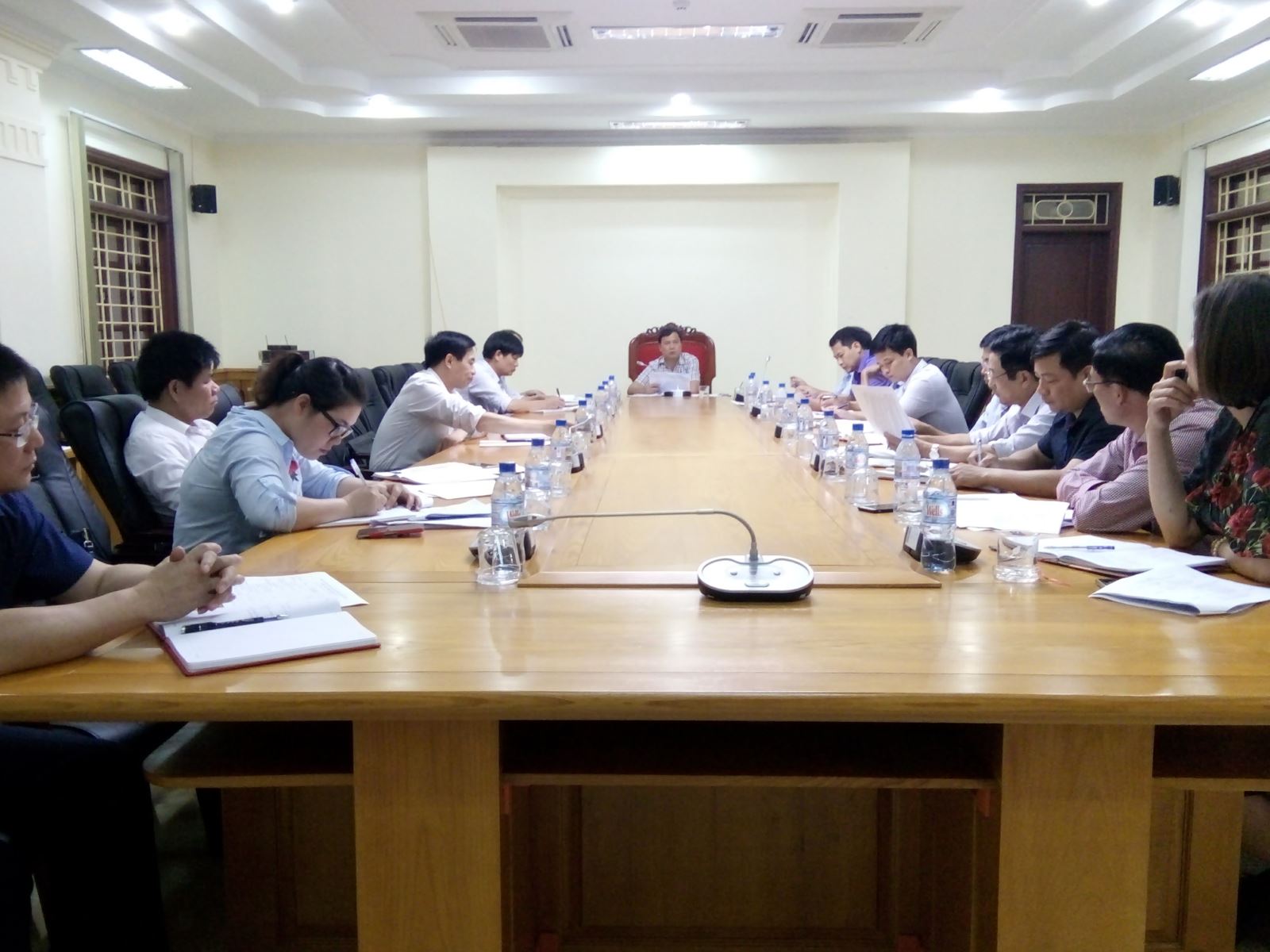 Ban chỉ đạo thực hiện các chương trình mục tiêu quốc gia tỉnh kiểm tra tiến độ xây dựng nông thôn mới tại thành phố Hưng Yên