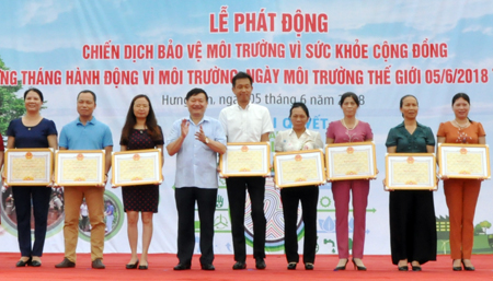 Hưng Yên: Phát động chiến dịch bảo vệ môi trường vì sức khỏe cộng đồng