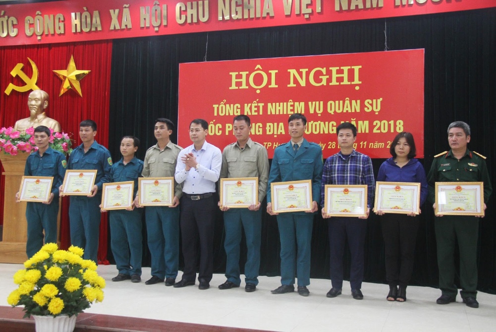 Thành phố Hưng Yên tổng kết  nhiệm vụ quân sự, quốc phòng địa phương năm 2018
