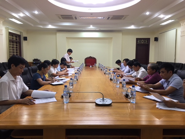 Thành phố họp bàn kế hoạch tham gia hội nghị xúc tiến tiêu thụ nhãn tỉnh Hưng Yên năm 2018