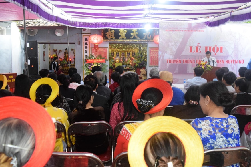 Lễ hội truyền thống Đền Cửu Thiên Huyền Nữ năm 2018