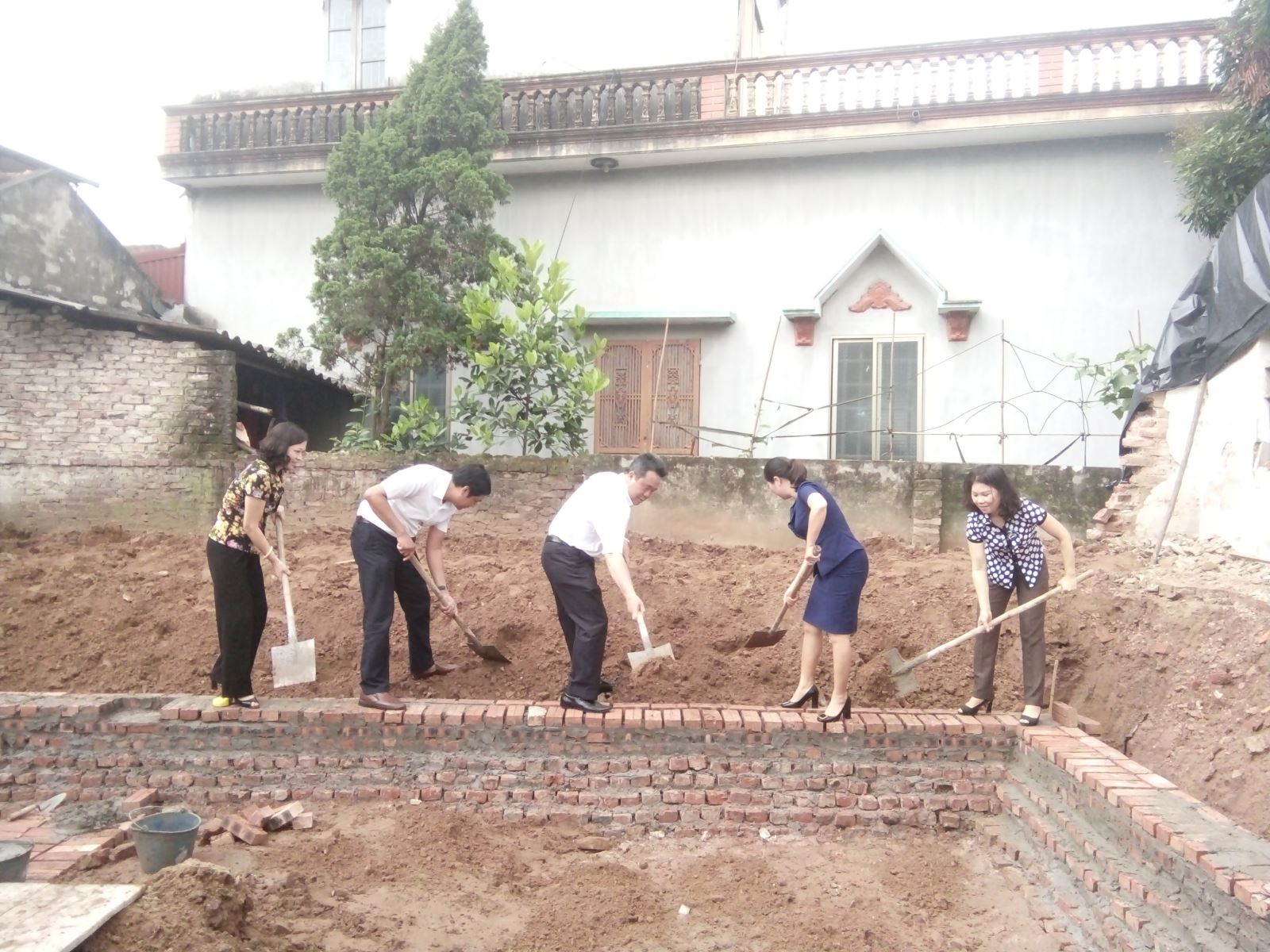 Khởi công xây dựng nhà mái ấm tình thương cho hội viên nghèo tại xã Bảo Khê