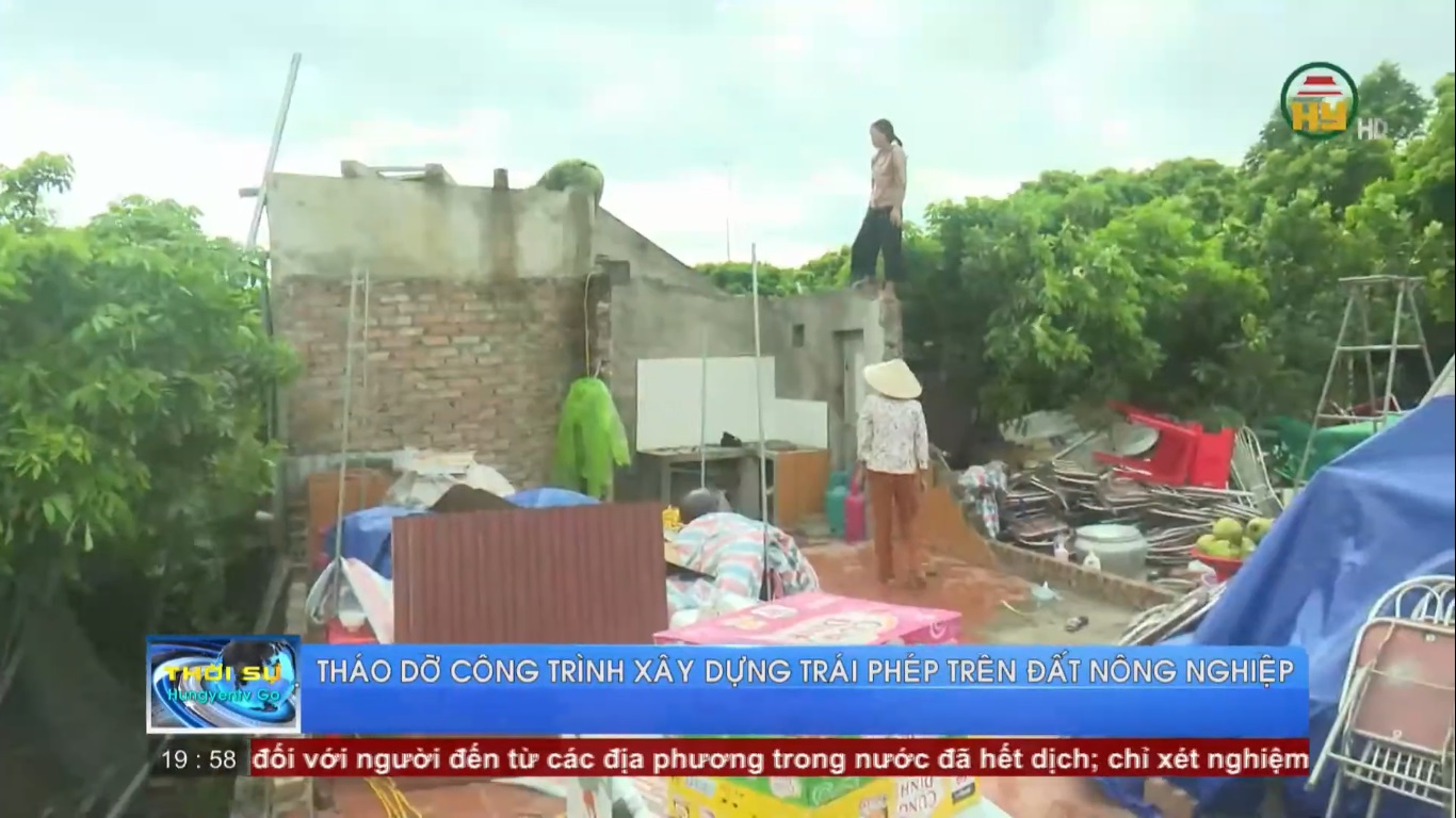 VIDEO: Thành phố hỗ trợ tháo dỡ trường hợp vi phạm trên đất nông nghiệp thuộc địa bàn xã Phương Chiểu