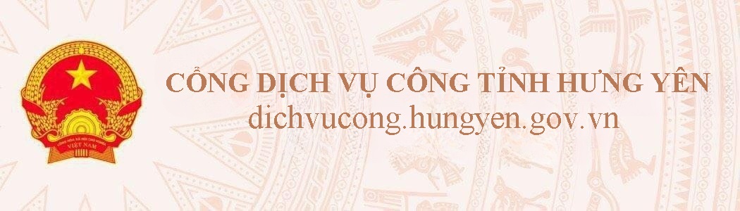 Cổng dịch vụ công tỉnh Hưng Yên